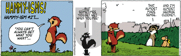 Over the Hedge on Wednesday April 19, 2017 Comic Strip