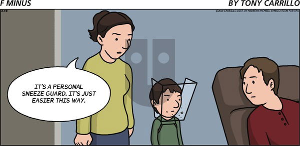 F Minus on Sunday March 18, 2018 Comic Strip