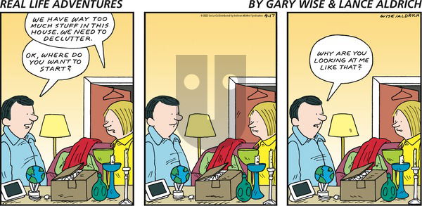 Real Life Adventures - Sunday April 17, 2022 Comic Strip