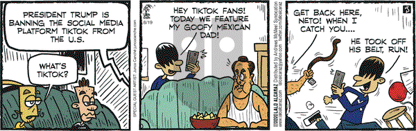 La Cucaracha on Wednesday August 19, 2020 Comic Strip