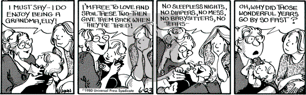 For Better or For Worse on Monday June 23, 1980 Comic Strip