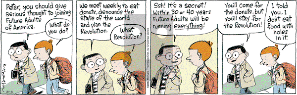 Cul de Sac on Tuesday March 18, 2014 Comic Strip