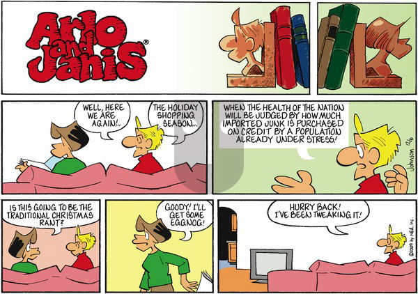 Arlo and Janis - Sunday December 6, 2009 Comic Strip
