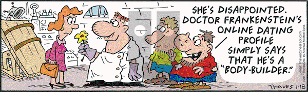 Frank and Ernest on Wednesday January 18, 2017 Comic Strip
