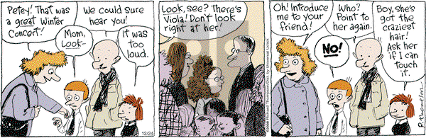 Cul de Sac on Tuesday December 24, 2013 Comic Strip