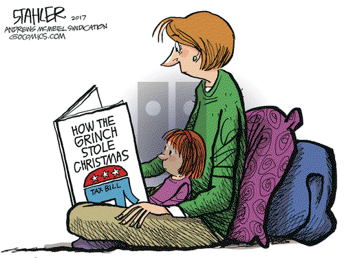 Jeff Stahler on Friday December 22, 2017 Comic Strip