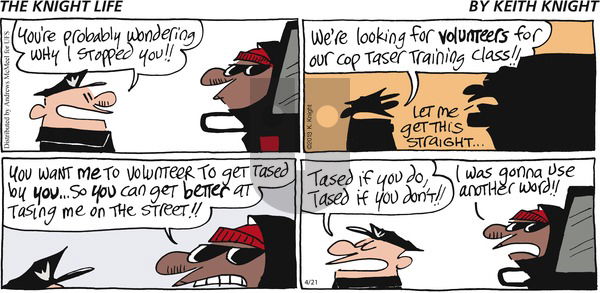 The Knight Life on Sunday April 21, 2019 Comic Strip