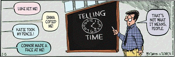 Grand Avenue on Thursday February 5, 2009 Comic Strip