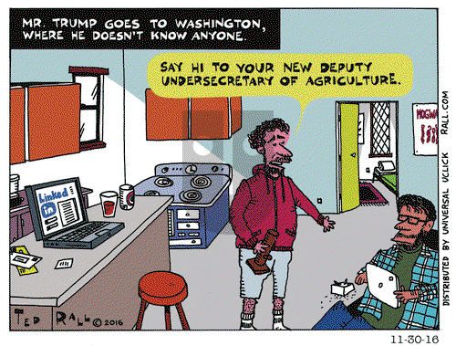 Ted Rall on Wednesday November 30, 2016 Comic Strip