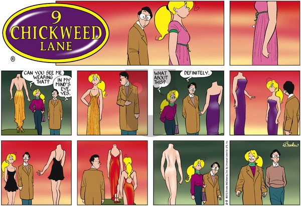9 Chickweed Lane on Sunday February 5, 2012 Comic Strip