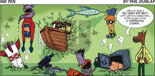 Ink Pen on Sunday December 31, 2006 Comic Strip