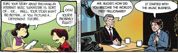 The Buckets on Monday August 8, 2016 Comic Strip