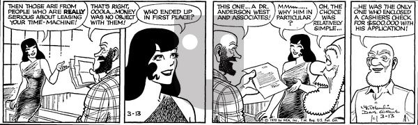 Alley Oop on Friday March 13, 1970 Comic Strip