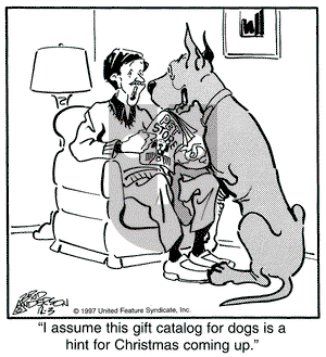 Marmaduke on Wednesday December 3, 1997 Comic Strip
