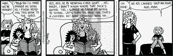 Clear Blue Water on Friday April 13, 2007 Comic Strip