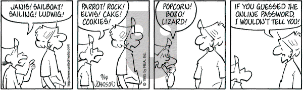 Arlo and Janis on Thursday September 14, 1995 Comic Strip