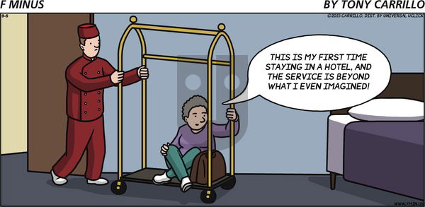 F Minus on Sunday September 6, 2015 Comic Strip