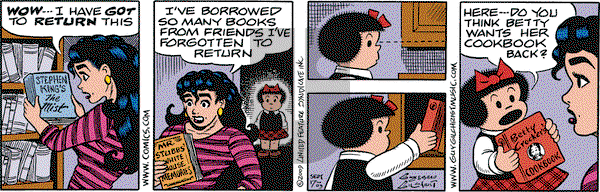 Nancy on Thursday September 17, 2009 Comic Strip