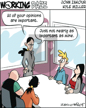 Working Daze on Tuesday February 24, 2004 Comic Strip
