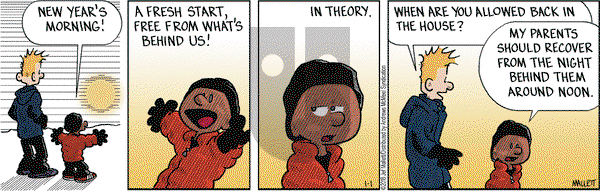 Frazz on Monday January 1, 2018 Comic Strip