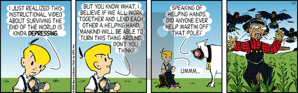 Cow and Boy Classics on Saturday October 11, 2008 Comic Strip