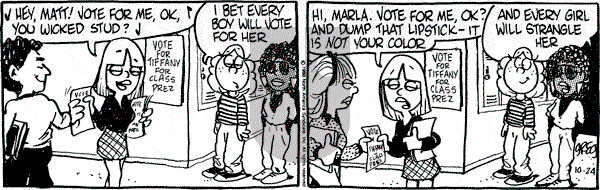 Luann on Monday October 24, 1988 Comic Strip