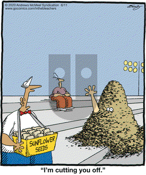 In the Bleachers on Thursday June 11, 2020 Comic Strip