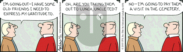 The Born Loser on Wednesday November 11, 2015 Comic Strip