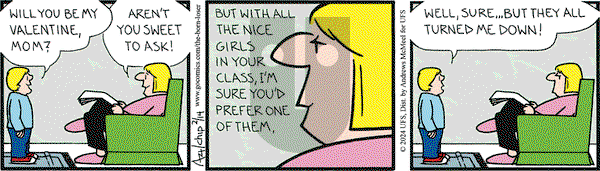 The Born Loser on Wednesday February 14, 2024 Comic Strip