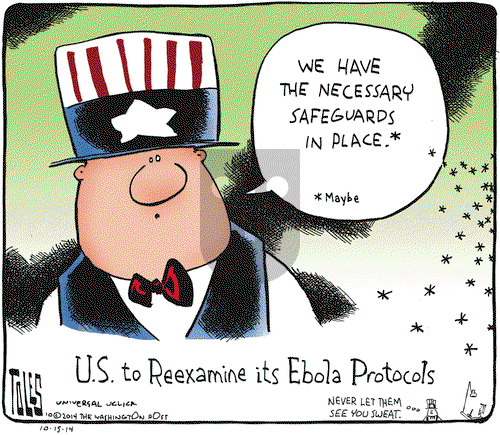 Tom Toles on Wednesday October 15, 2014 Comic Strip