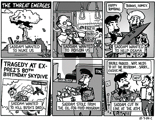Ted Rall on Monday October 11, 2004 Comic Strip
