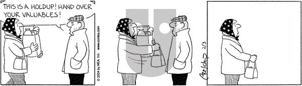 The Born Loser on Tuesday February 3, 2004 Comic Strip