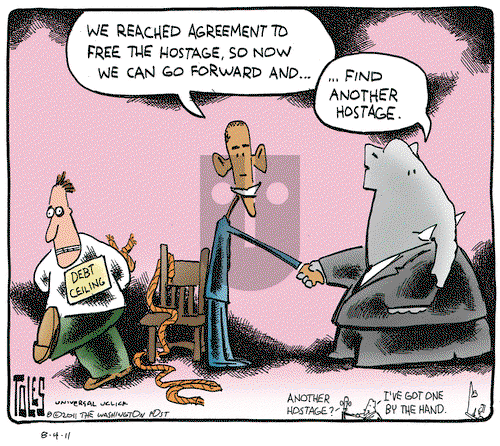 Tom Toles on Thursday August 4, 2011 Comic Strip
