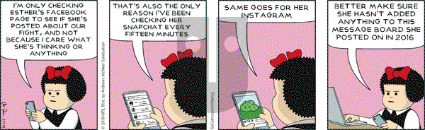 Nancy on Thursday February 14, 2019 Comic Strip