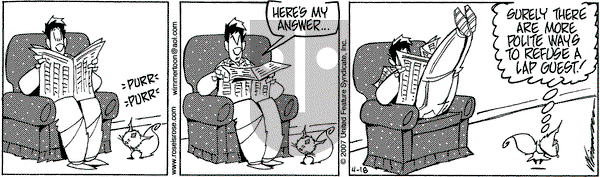 Rose is Rose on Wednesday April 18, 2007 Comic Strip