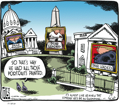 Tom Toles on Tuesday December 20, 2016 Comic Strip