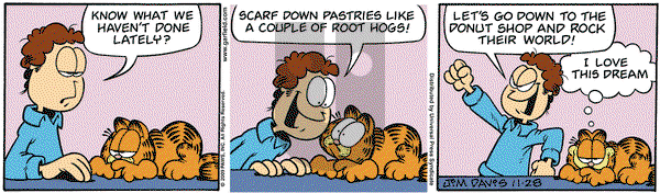 Garfield on Saturday November 28, 2009 Comic Strip