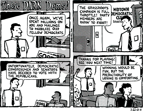 Ted Rall on Thursday March 22, 2001 Comic Strip