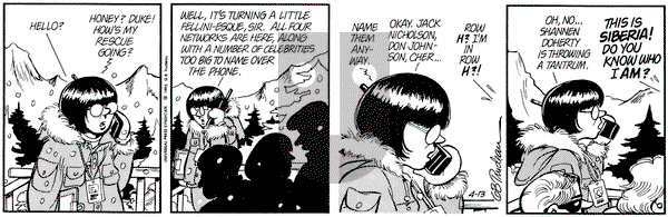 Doonesbury on Tuesday April 13, 1993 Comic Strip