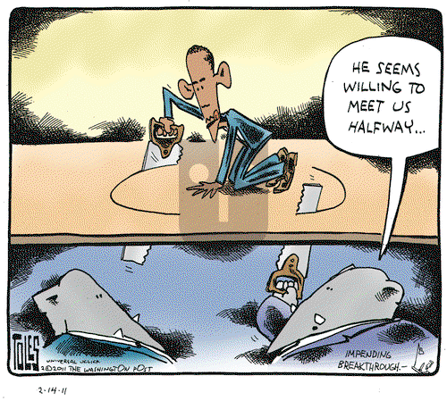 Tom Toles on Monday February 14, 2011 Comic Strip