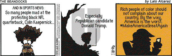 La Cucaracha on Monday September 12, 2016 Comic Strip