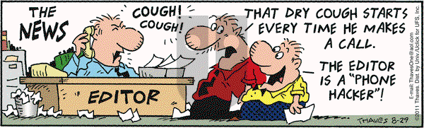 Frank and Ernest on Monday August 29, 2011 Comic Strip