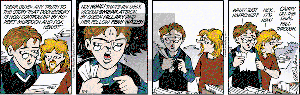 Doonesbury on Wednesday December 3, 2025 Comic Strip