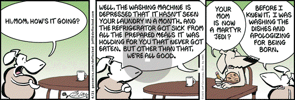 DeFlocked on Monday April 21, 2025 Comic Strip