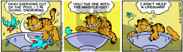Garfield on Friday August 3, 1984 Comic Strip