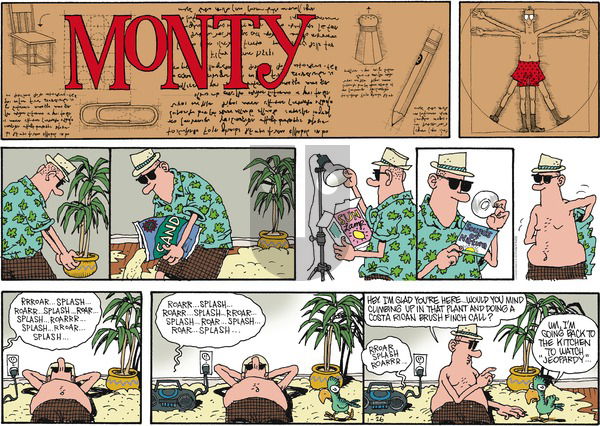 Monty on Sunday January 26, 2014 Comic Strip