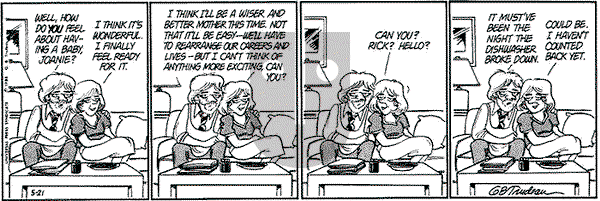 Doonesbury on Friday May 21, 1982 Comic Strip