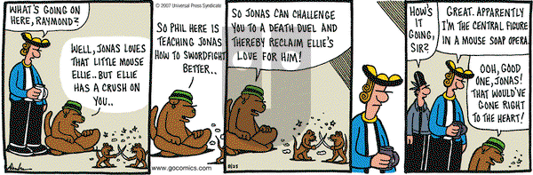 Overboard on Saturday August 25, 2007 Comic Strip