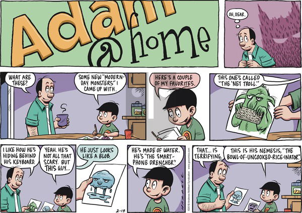 Adam@Home on Sunday February 18, 2018 Comic Strip