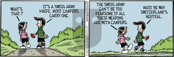 Grand Avenue on Thursday July 16, 2015 Comic Strip